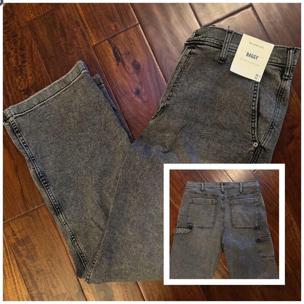 Abercrombie & Fitch Baggy Carpenter Jeans
